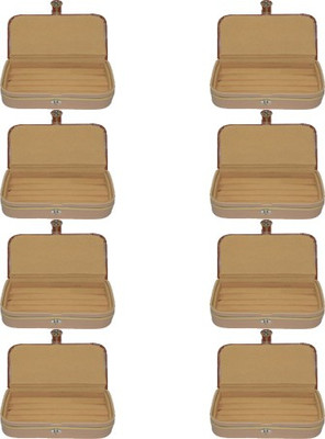 

Aadhya Ring folder pack of 8 Multipurpose Vanity Box(Brown)
