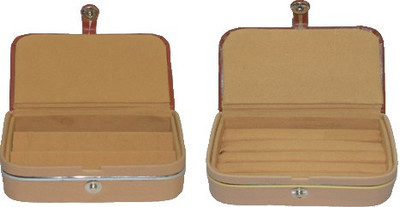 

Aadhya Combo of ring and earring folders Multipurpose Vanity Box(Brown)