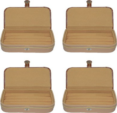 

Aadhya Ring folder pack of 4 Multipurpose Vanity Box(Brown)