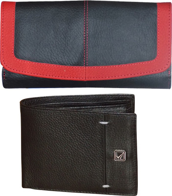 

Style 98 Men Black, Red Genuine Leather Wallet(6 Card Slots)