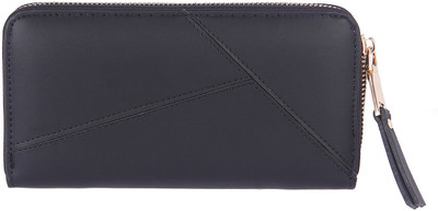 

Fur Jaden Women Black Artificial Leather Wallet(4 Card Slots)