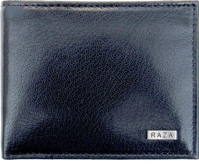 

raza Men Black Genuine Leather Wallet(4 Card Slots)