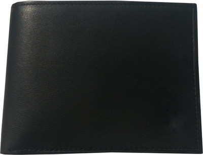 

Ayesha Fashions Men Black Genuine Leather Wallet(9 Card Slots), Black-3