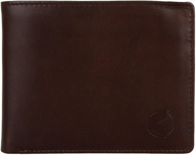 

KEZRO Men Brown Genuine Leather Wallet(4 Card Slots)