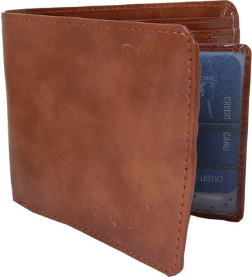 

Orbit Men Tan Genuine Leather, Fabric Wallet(5 Card Slots)