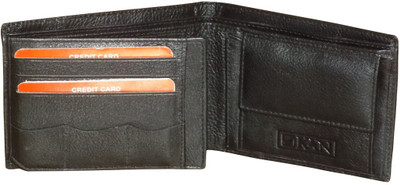 

Kan Men Black Genuine Leather Wallet(7 Card Slots)