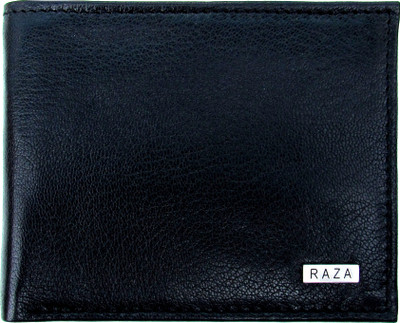 

Raza Men Black Genuine Leather Wallet(4 Card Slots)