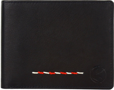 

KEZRO Men Black Genuine Leather Wallet(4 Card Slots)
