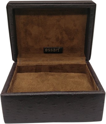 Essart WB-101-DF-Brown Watch Box(Brown, Holds 2 Watches)   Watches  (Essart)