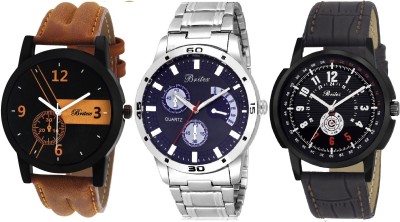 Britex BT6150~6128~6074 Hybrid~Combo Pack of 3 Watch  - For Men   Watches  (Britex)