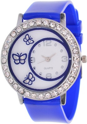 S4 Butterfly Blue Analog Watch  - For Girls   Watches  (S4)