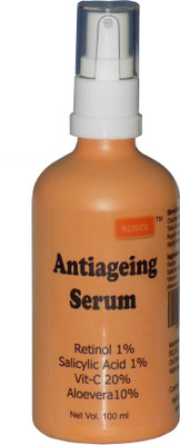

REJSOL Anti ageing Serum Retinol 1% Salicylic Acid 1% Vitamin C 20% Aloevera 10%(100 ml)