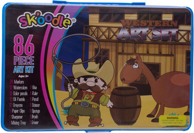 

SKOODLE 86 piece WESTERN Art Kit