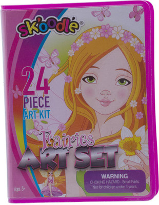 

SKOODLE Fairies Mini Coloring Kit Art Set Fairies Mini Coloring Kit Art Set