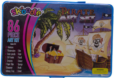

SKOODLE 86 piece PIRATE Art Kit