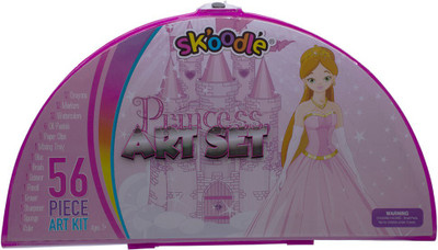

SKOODLE Halfmoon Shape 56 Piece Coloring Kit