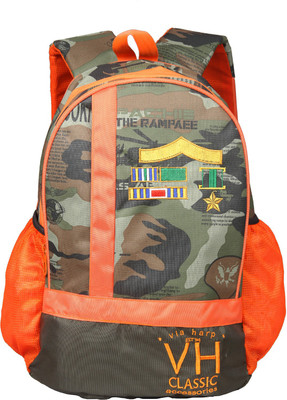 

Via Harp dallas army 22 L Laptop Backpack(Multicolor)