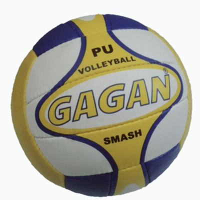 

Gagan Gagan no.5 PU material white volleyball Volleyball - Size: (Pack of 1, White, Yellow