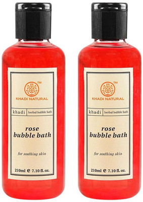 

Khadi Natural Rose Aromatic Bubble Bath(420 ml)