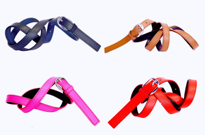 

Piftif Women Casual Multicolor Artificial Leather Belt