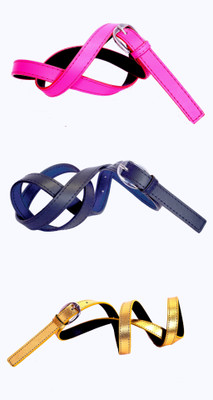 

Piftif Women Casual Multicolor Artificial Leather Belt