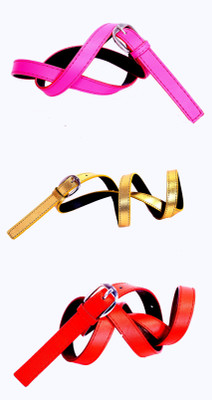

Piftif Women Casual Multicolor Artificial Leather Belt