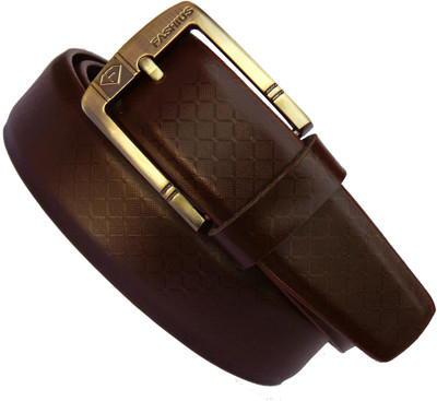 

Fashius Men Brown Artificial Leather Belt, Brown-01