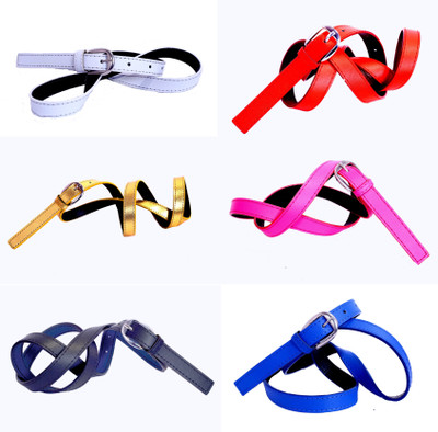 

Piftif Women Casual Multicolor Artificial Leather Belt