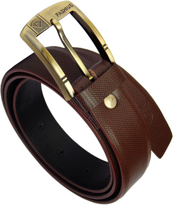 

Fashius Men Brown Genuine Leather Belt, Brown-01