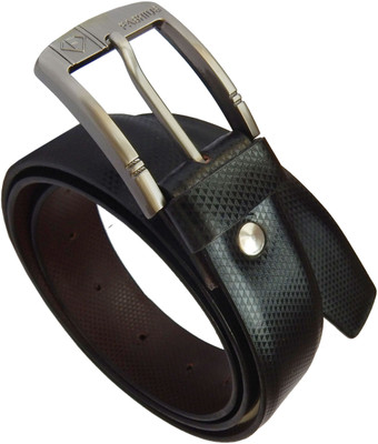 

Fashius Men Black Genuine Leather Belt, Black-01