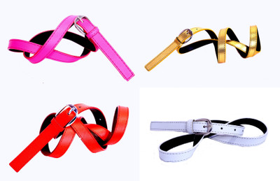 

Piftif Women Casual Multicolor Artificial Leather Belt