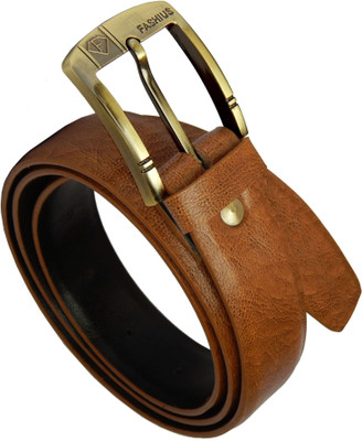 

Fashius Men Tan Artificial Leather Belt, Tan-01