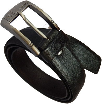 

Fashius Men Black Artificial Leather Belt, Black-01