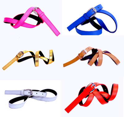 

Piftif Women Casual Multicolor Artificial Leather Belt
