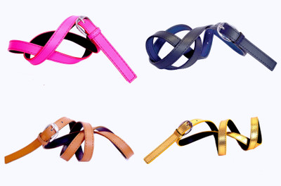 

Piftif Women Casual Multicolor Artificial Leather Belt