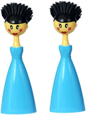 

FullHouz Plastic Wet and Dry Brush(Multicolor, Pack of 2)