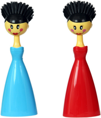 

FullHouz Plastic Wet and Dry Brush(Multicolor, Pack of 2)