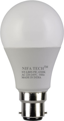 

NIFA TECH 9 W Standard B22 LED Bulb(White)