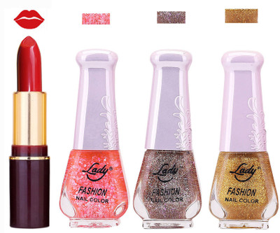 

Lady Fashion Make Up Combo 2103201317(Set of 4)