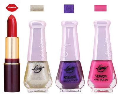 

Lady Fashion Make Up Combo 2103201348(Set of 4)
