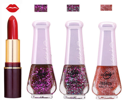 

Lady Fashion Make Up Combo 2103201320(Set of 4)