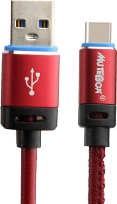 

Mutebox MXD-L21-Maroon USB C Type Cable(Maroon)