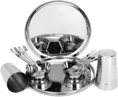 

Bhalaria Pack of 20 Dinner Set(Stainless Steel)