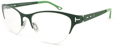

EMERALD ZEGNA Half Rim Rectangle Frame(53 mm
