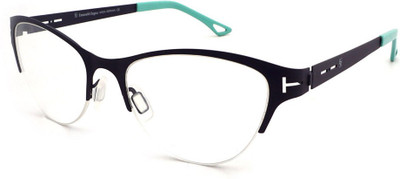 

EMERALD ZEGNA Half Rim Rectangle Frame(53 mm