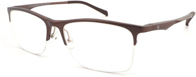 

EMERALD ZEGNA Half Rim Rectangle Frame(55 mm