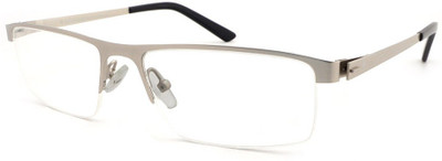 EMERALD ZEGNA Half Rim Rectangle Frame(53 mm