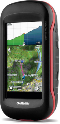 

Garmin Montana 680 GPS Device(Black/Red)