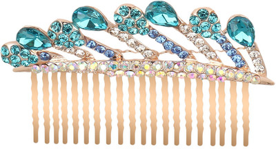 

Pink Rose Princess Charm Hair Pin(Blue)
