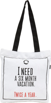 

HAQEEBA Tote(White)